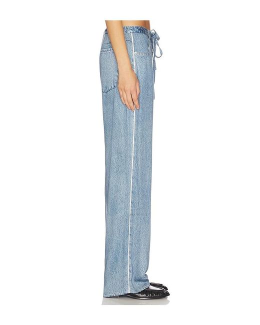 Rag & Bone Blue Rb Miramar Slink Lounge Pant