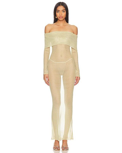 superdown Natural Seraphina Off Shoulder Dress