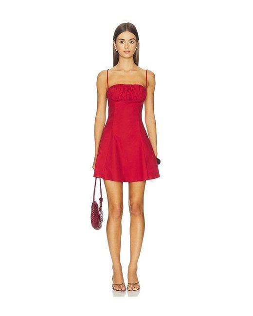 Elodie the Label Red Wylie Mini Dress
