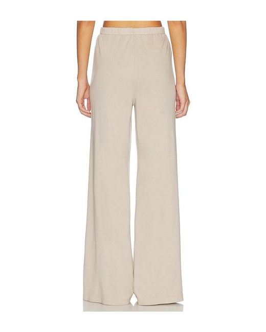 Enza Costa White Supima Cotton Soft Everywhere Pant