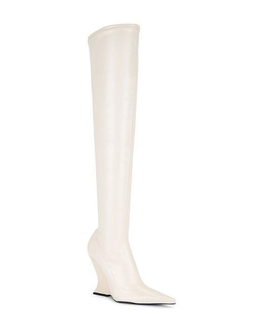 SCHUTZ SHOES White X Revolve Siena Over The Knee Boot
