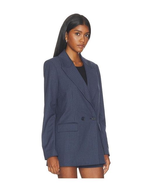 FAVORITE DAUGHTER Blue The Suits You Blazer