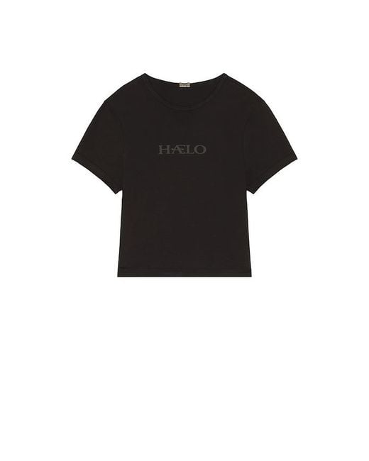 Halo Black Id Tee