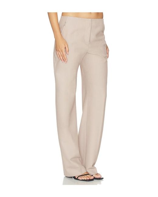 HAELO White Straight Leg Trouser
