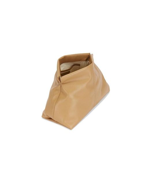 Flattered Natural Clay Clutch
