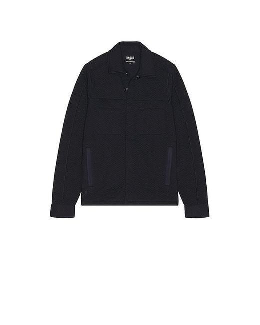 Rhone Black Weekend Shacket for men