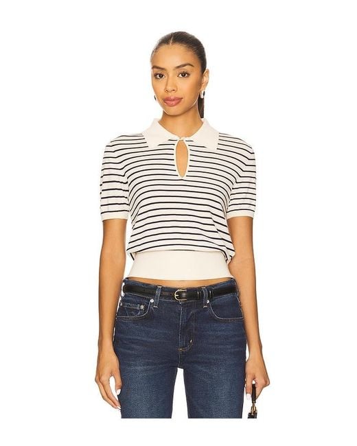 FRAME Blue The Keyhole Polo