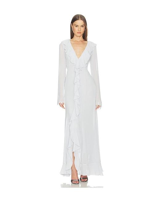 Camila Coelho White Lelia Maxi Dress