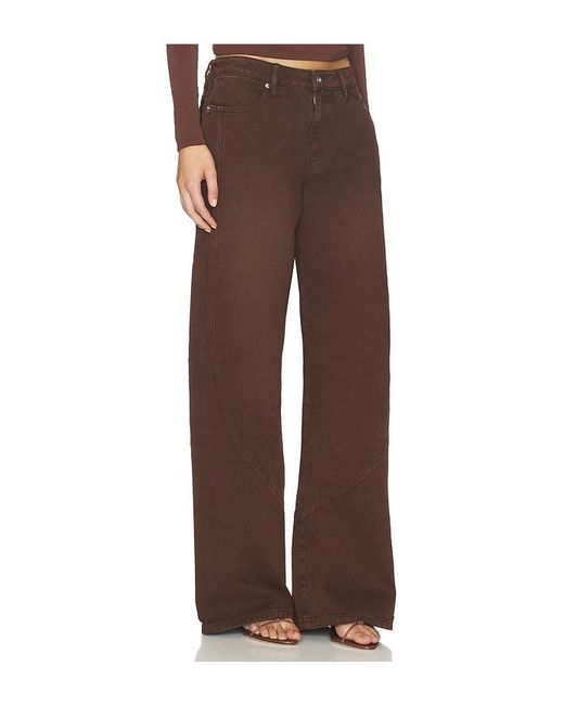 Mimchik Brown Saddle Jean