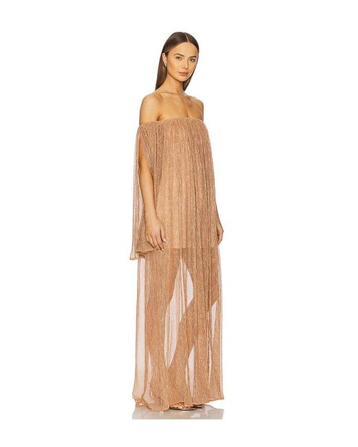 Caroline Constas Natural Corinthia Gown