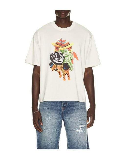 BBCICECREAM Blue Prize Short Sleeve Tee for men