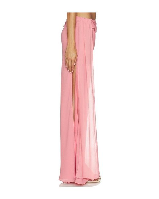 Lovers + Friends Pink Judy Maxi Skirt
