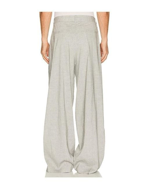 Won Hundred White Eron Trousers for men