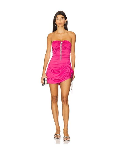 ROBE en Fuchsia Area en coloris Pink