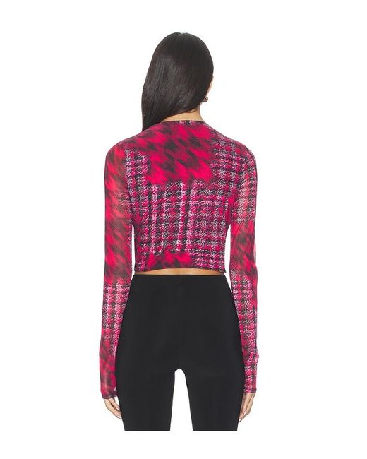 AFRM Red Chaya Top