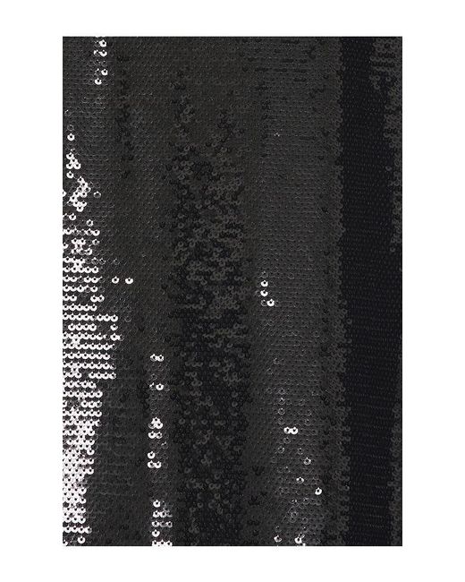 L'academie Black Veleda Sequin Gown