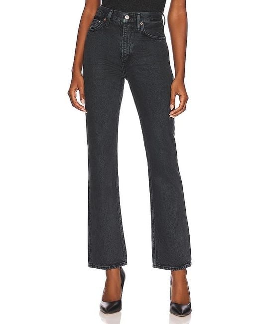 Agolde Black High Rise Vintage Boot Jeans