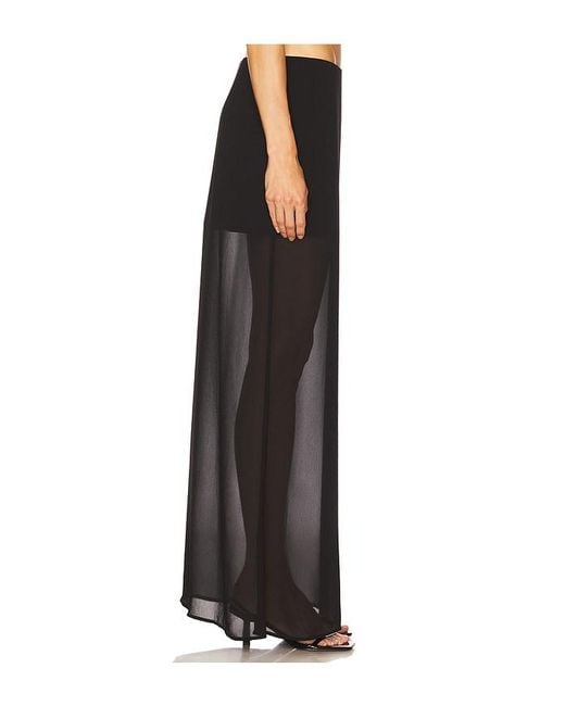 House of Harlow 1960 Black X Revolve Cameron Maxi Skirt