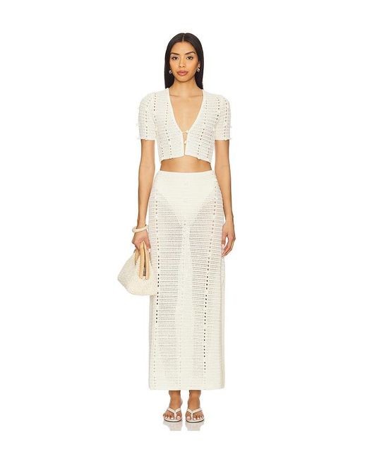 Hada Top en Cream Devon Windsor en coloris White