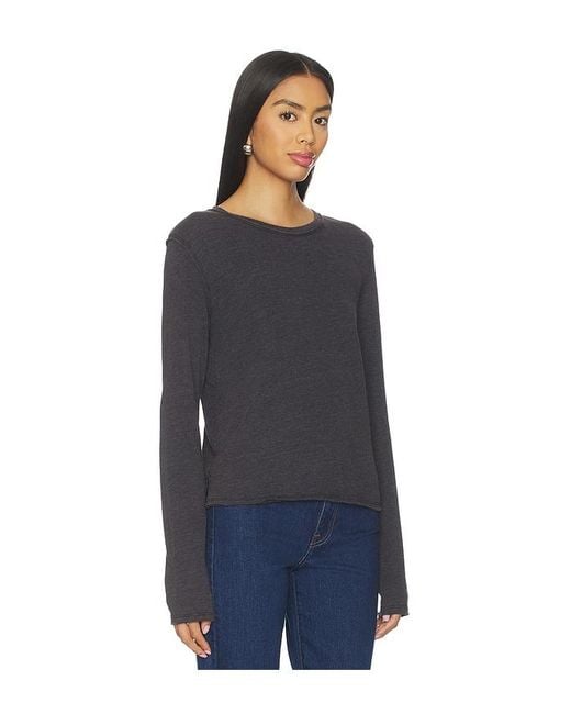 Free People Blue Nova Tee Long Sleeve