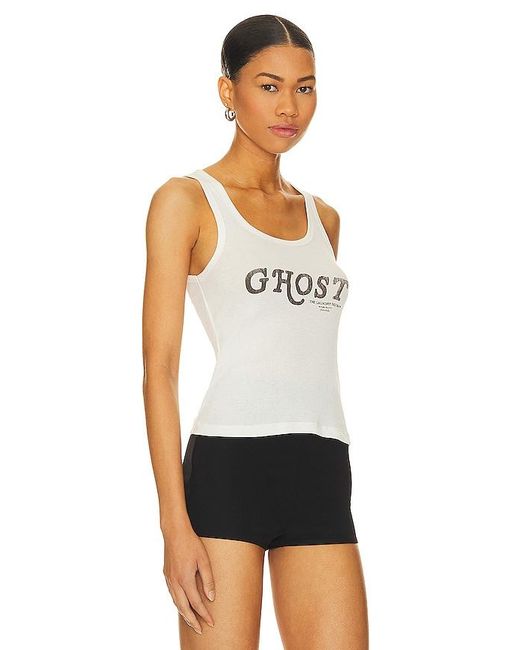 The Laundry Room White Ghost Rib Tank