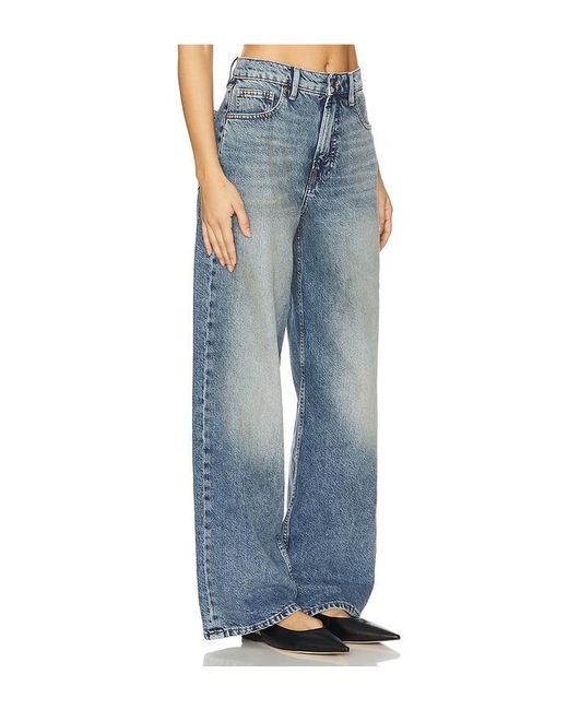 GOOD AMERICAN Blue Good Standard Baggy Jeans