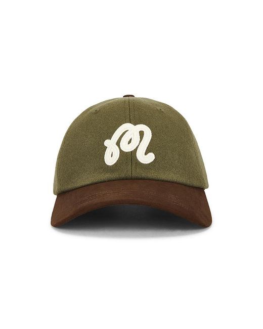 Malbon Golf Green M Script Dad Hat for men