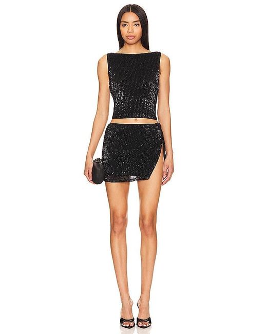 Lovers + Friends Black Selma Top