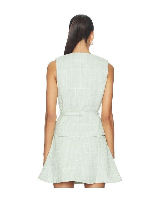 Astr White Kelson Vest