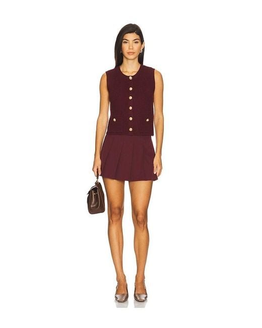 Steve Madden Red Margo Skirt
