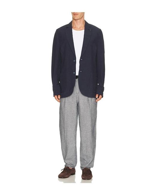 DISTRETTO12 Blue Certo Blazer for men