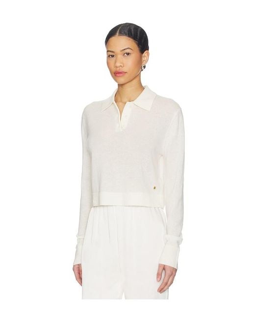 ÉTERNE White Barrett Sweater