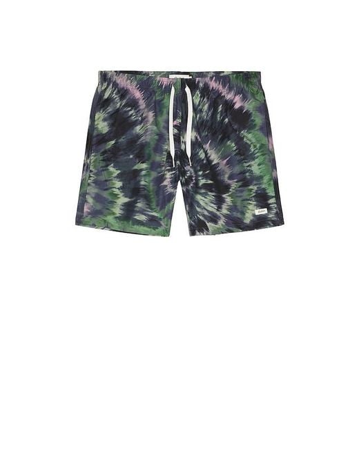 Bather Blue Fig Swirl Swim Trunk for men