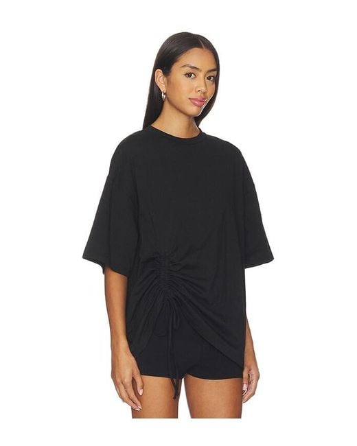 superdown Black Piper Ruched Top
