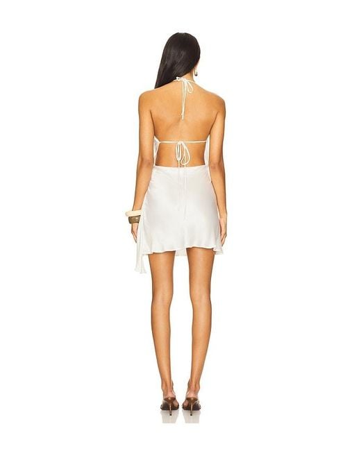 SNDY'S White Rosita Mini Dress