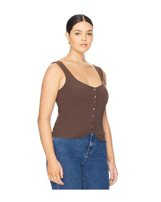 L'academie Brown 'Academie Evonne Top