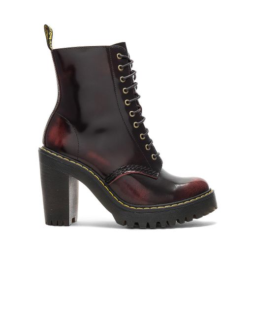 Dr. Martens Red Kendra Boot