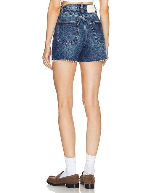 GRLFRND Blue Jules Vintage Cut Off Short