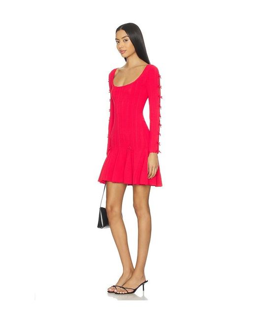 LoveShackFancy Red Seychelle Dress