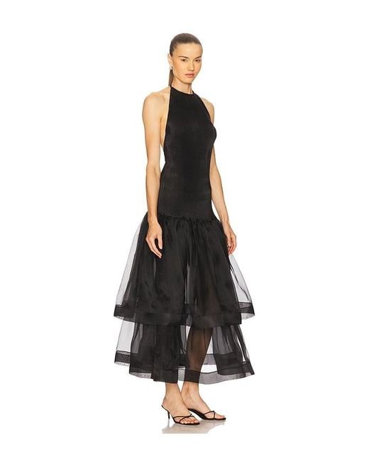 L'idée Black Carrie Dress