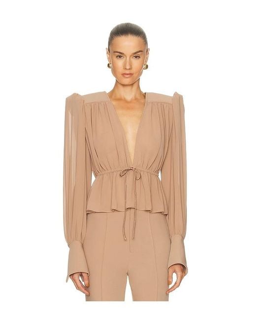 Camila Coelho Natural Amada Top