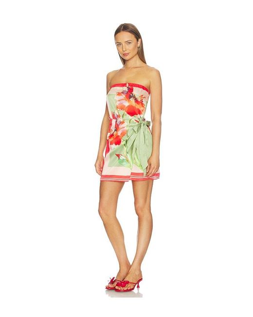 MISA Los Angles Red Priya Dress