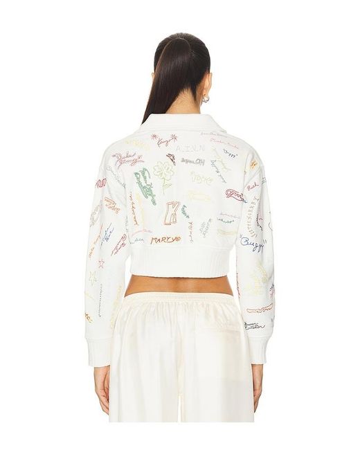 KENZO White Graduation Polo Pullover