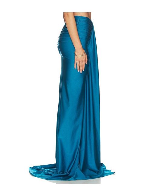 Shani Shemer Blue Marcella Maxi Skirt
