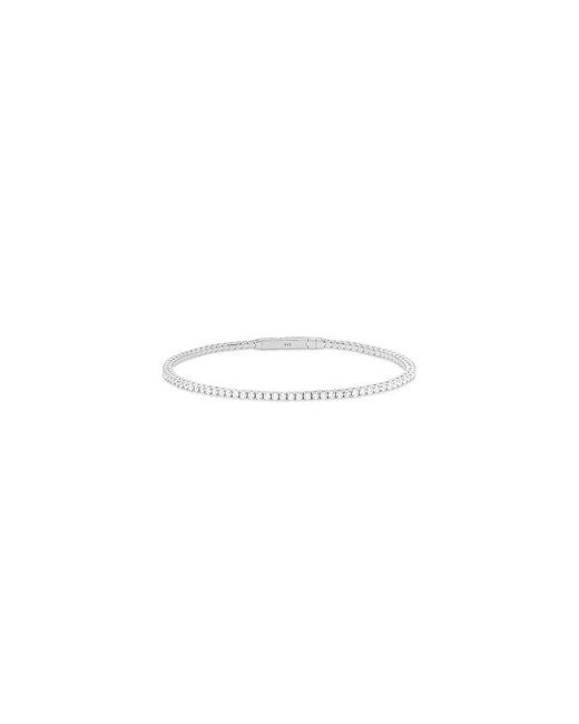 Shashi Black Bianca Flexi Bangle Bracelet