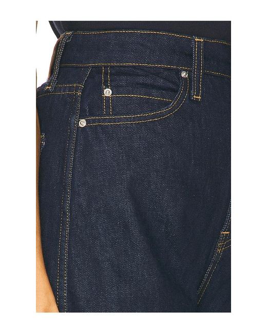 GRLFRND Blue Austen High Rise Curve