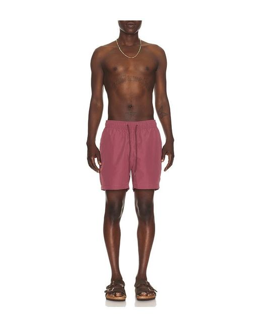 Onia Red Charles 5 Swim Trunk for men