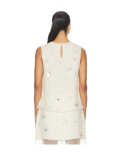 Jonathan Simkhai Natural Celia Sleeveless Top