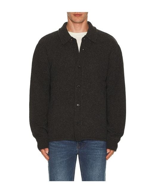 FRAME Black Shirt Sweater for men