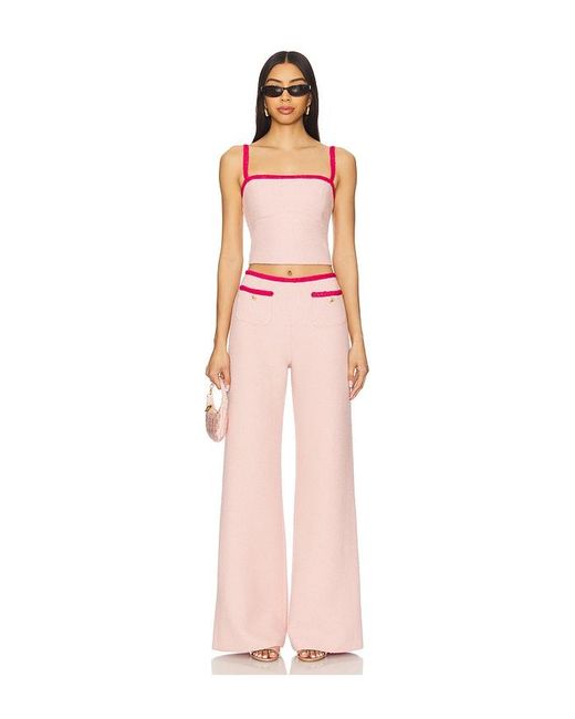 Amanda Uprichard Pink Windsor Top